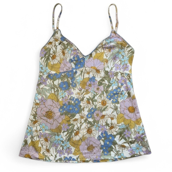 Zimmermann Super Eight Tie Neck Floral Print Silk Tank - Picture 7 of 15